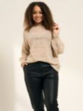 Truly Open Knit Wool Blend Jumper, Oatmeal