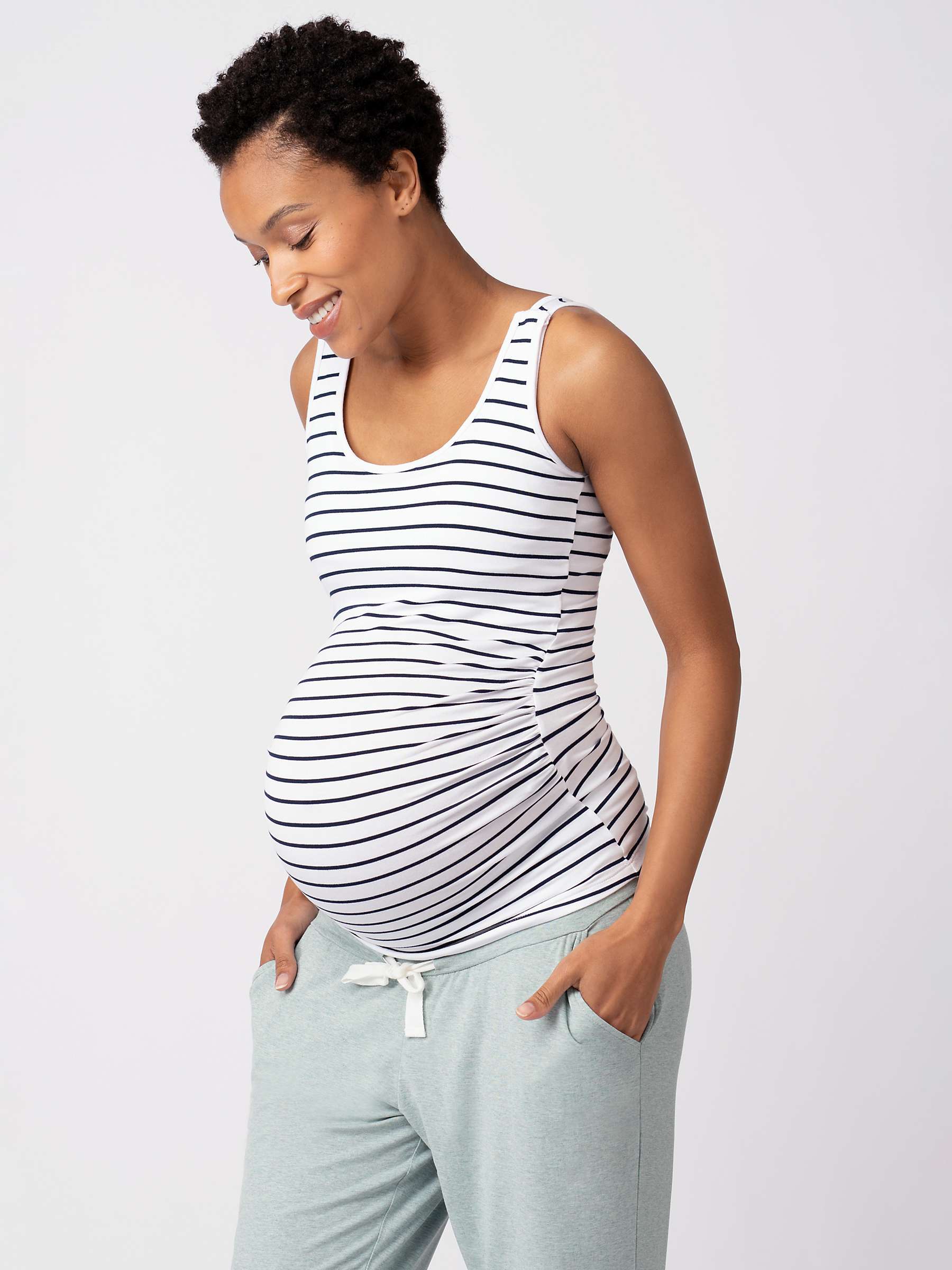 Buy Seraphine Aniza Plain Maternity & Nursing Vest Top, Pack of 2 Online at johnlewis.com
