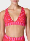 Sweaty Betty Peninsula Triangle Bikini Top, Red Vintage Seed