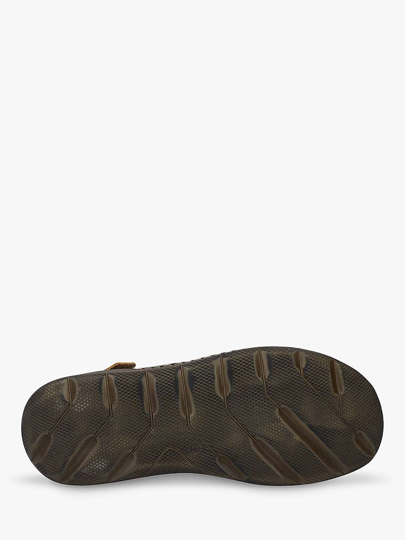 Buy Josef Seibel Maverick Castagne Leather Sandals, Brown Online at johnlewis.com