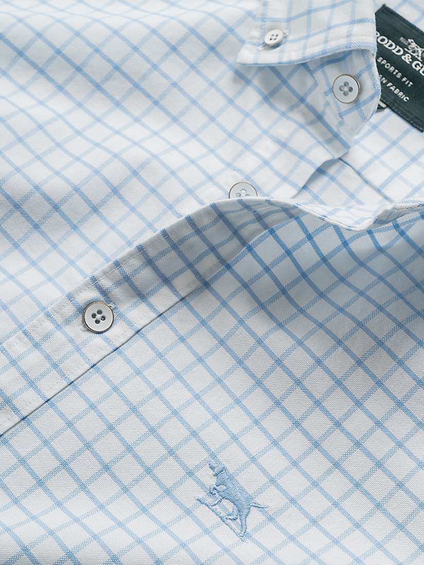 Buy Rodd & Gunn Windowpane Check Long Sleeve Oxford Cotton Shirt Online at johnlewis.com