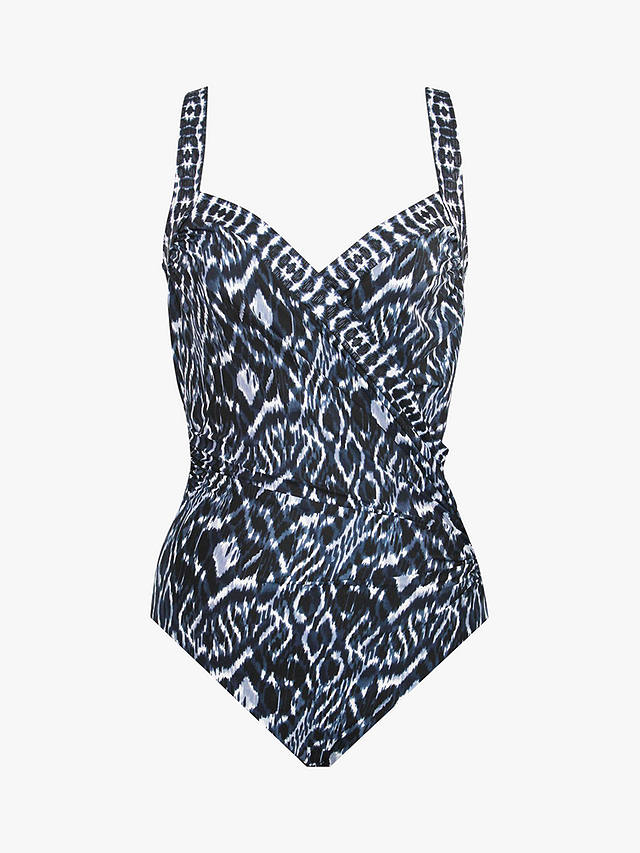 Miraclesuit Platinum Sanibel Swimsuit, Blue at John Lewis & Partners