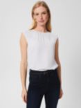 Hobbs Violetta Sleeveless Blouse, Stone Blue