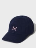 Crew Clothing Baseball Cap, Navy Blue