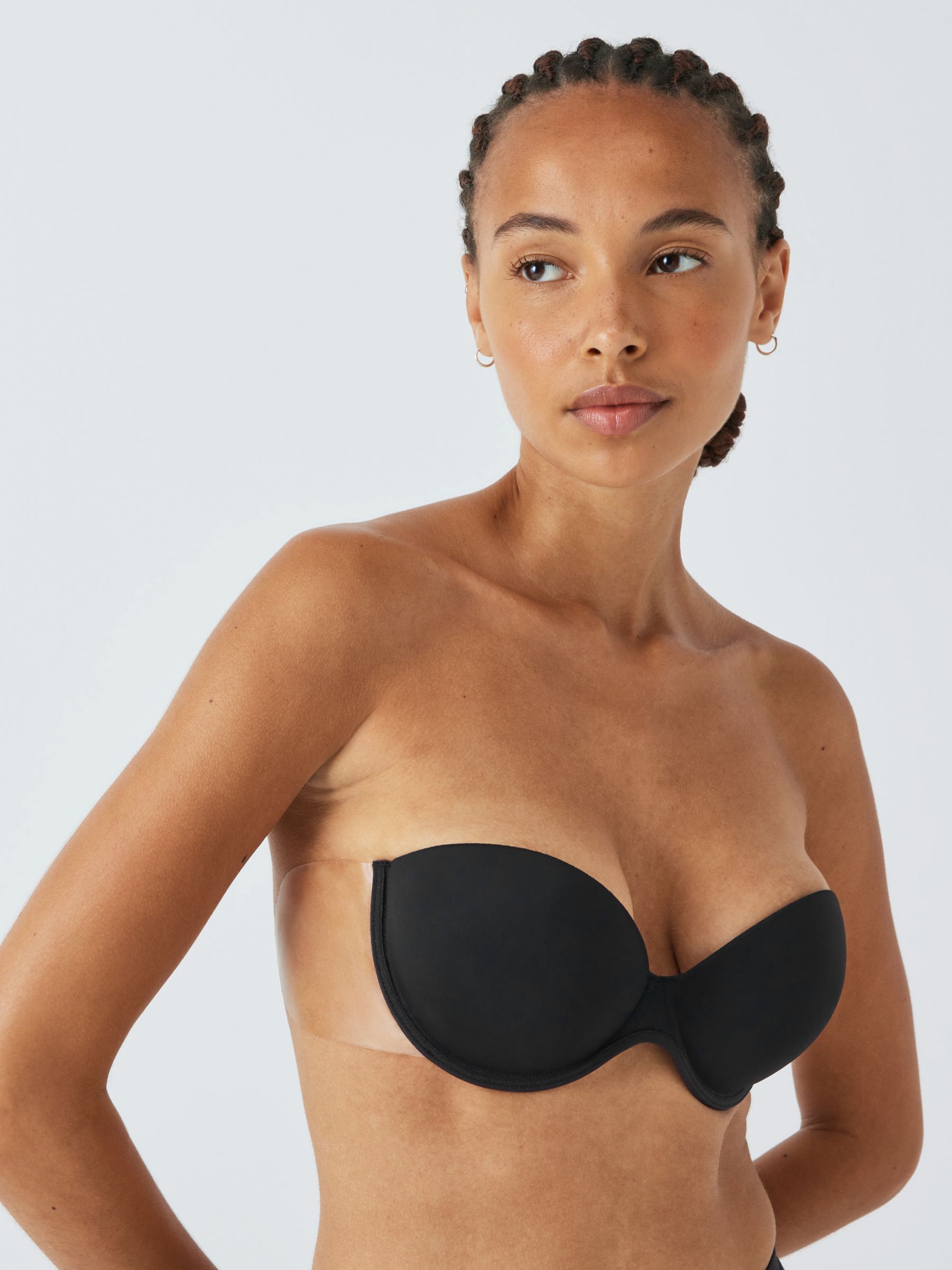 Nudi Bra - Backless and Strapless Black D Cups