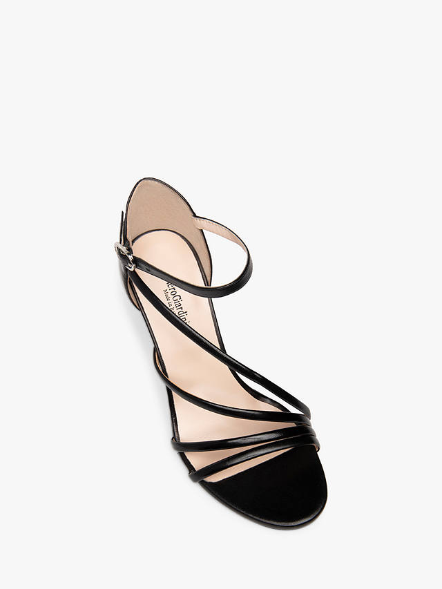 NeroGiardini Stiletto Heel Strappy Sandals, Black