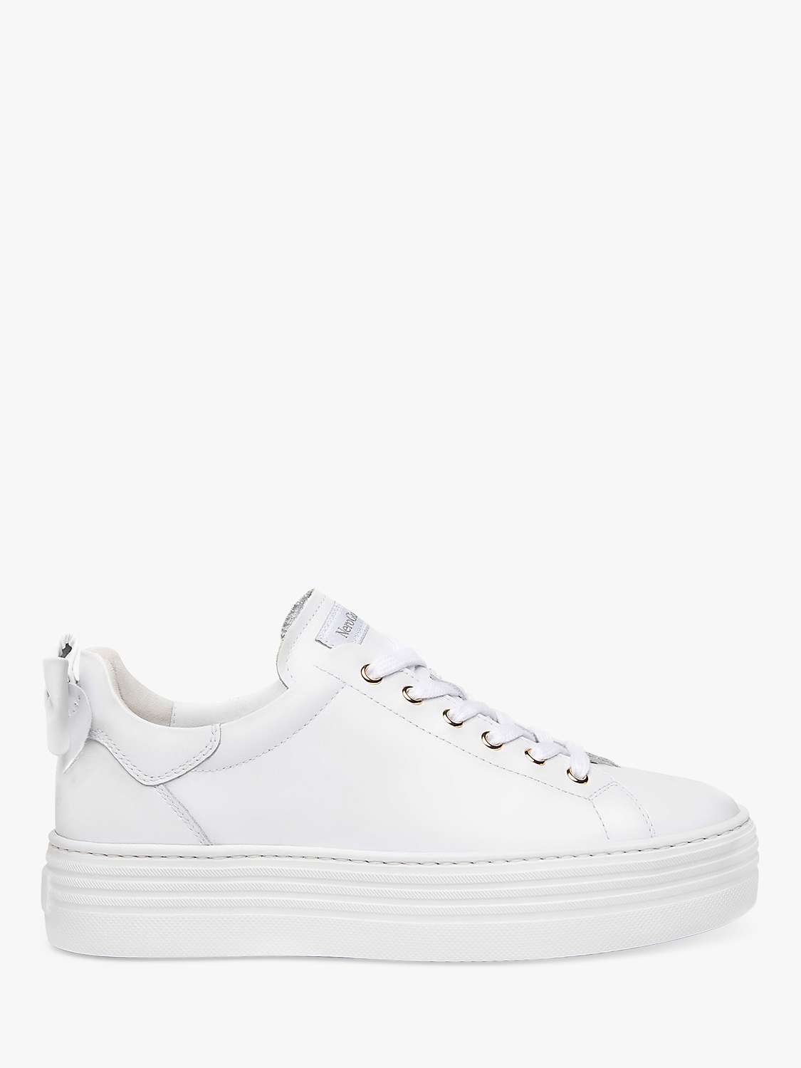 Buy NeroGiardini Bow Leather Trainers Online at johnlewis.com