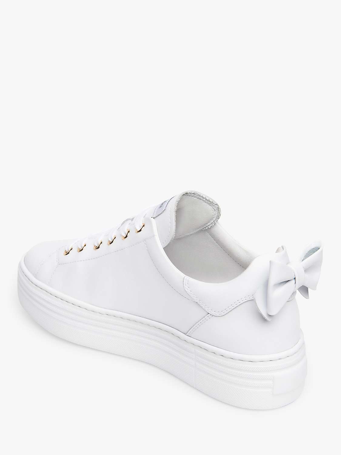 Buy NeroGiardini Bow Leather Trainers Online at johnlewis.com