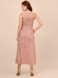 Adrianna Papell Beaded Ankle Dress, Candied Ginger