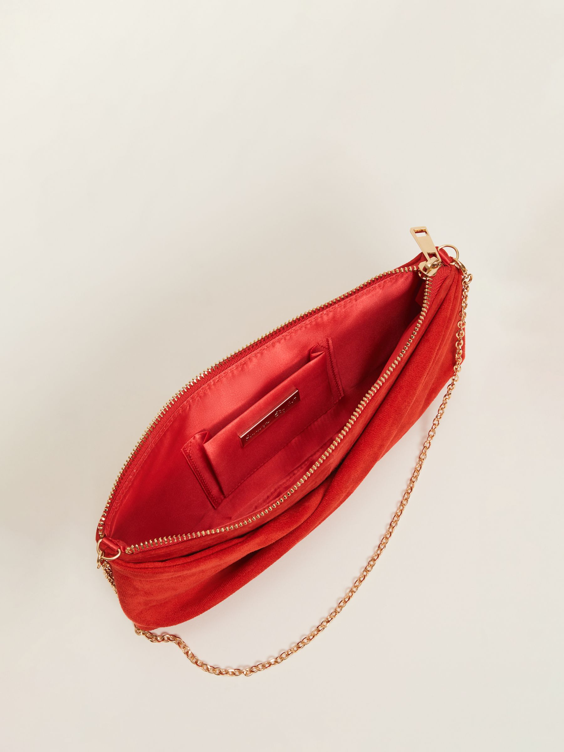 Red Gold Clutch Statement Red Purse Elegant Clutch Modern 