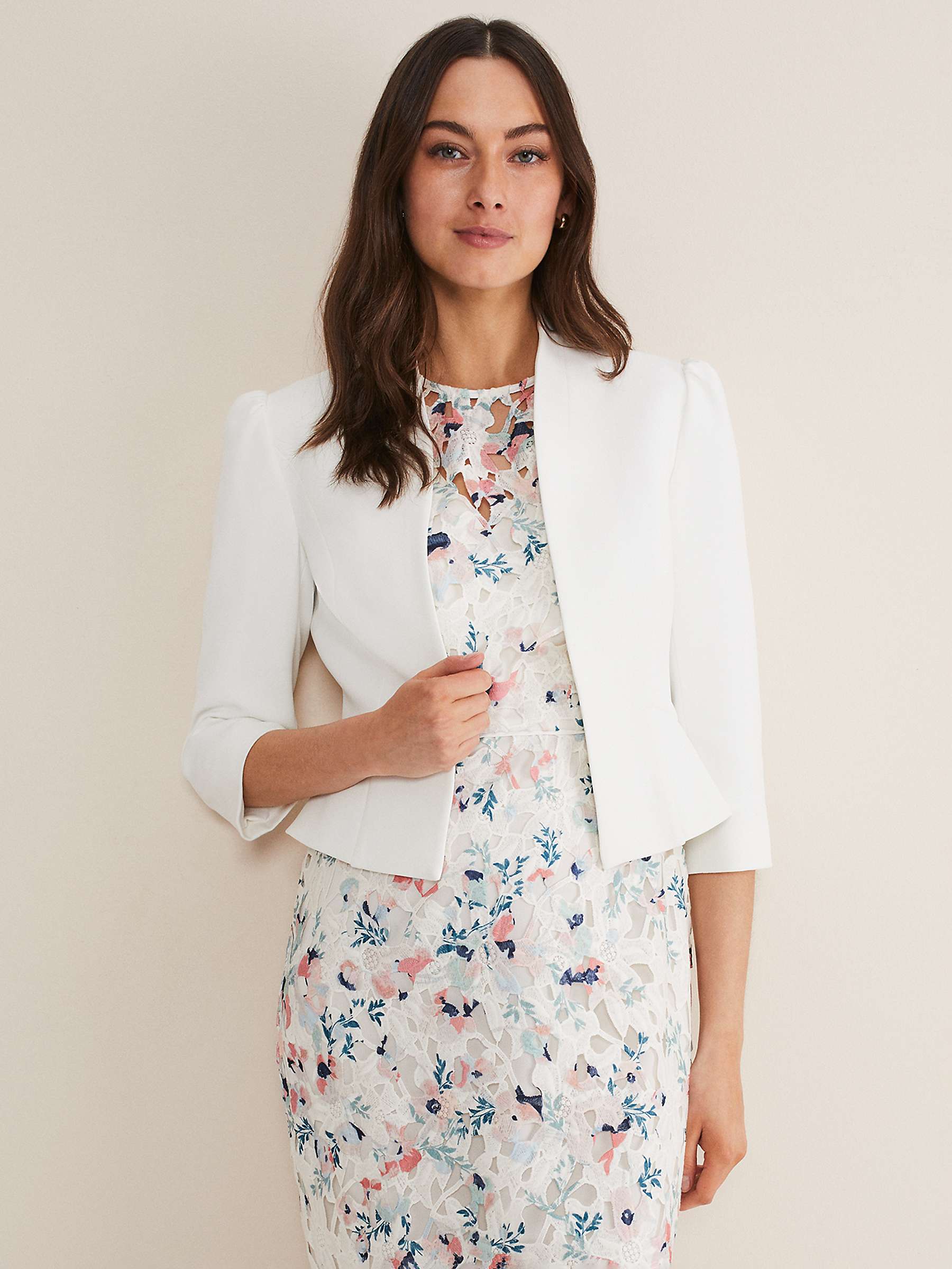 Buy Phase Eight Isabella Bow Detail Jacket Online at johnlewis.com