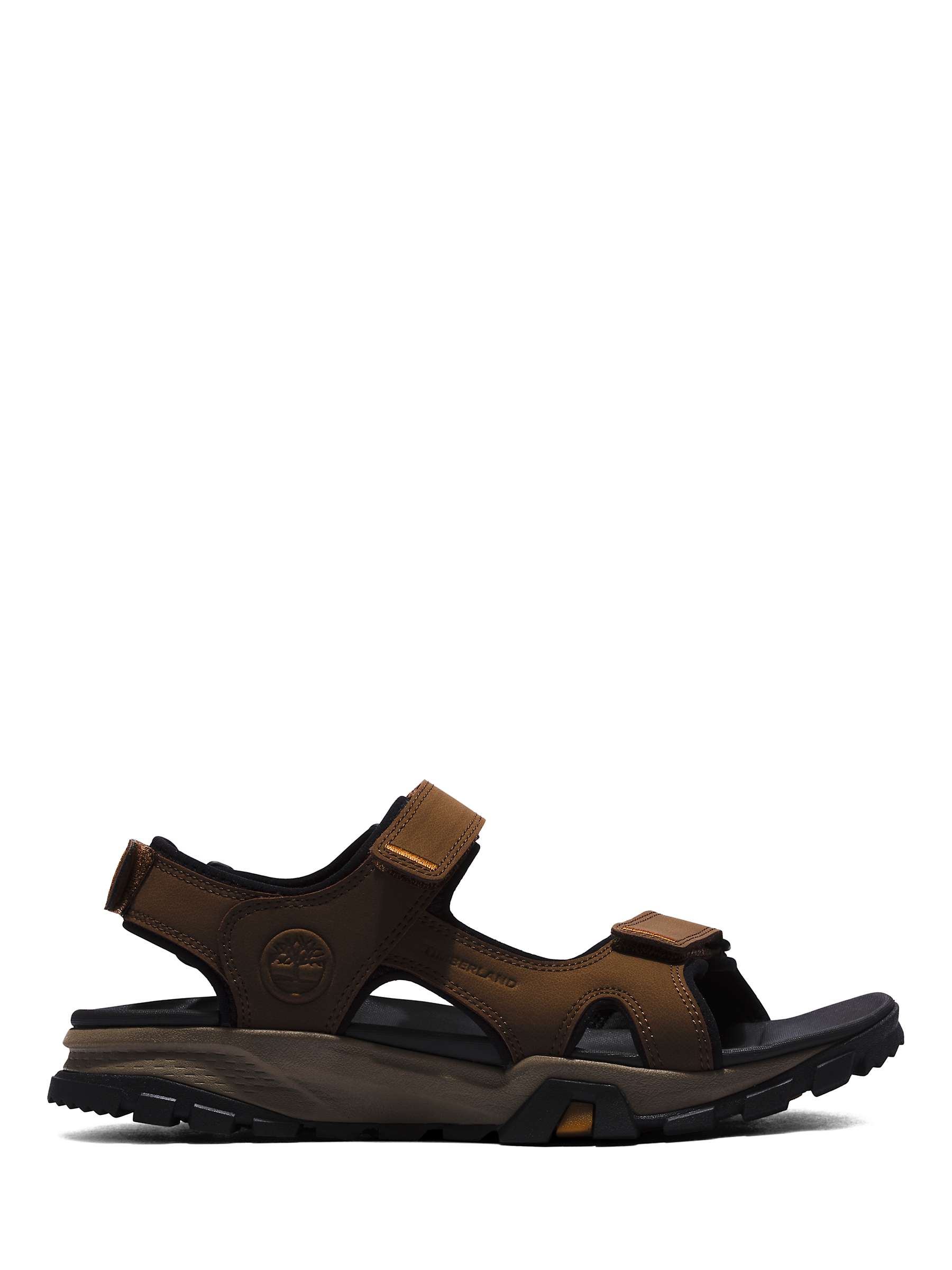 Timberland Lincoln Peak Leather Sandals, Brown at John Lewis & Partners