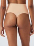 John Lewis Power Seam Free Firm Control High Waist Thong, Almond