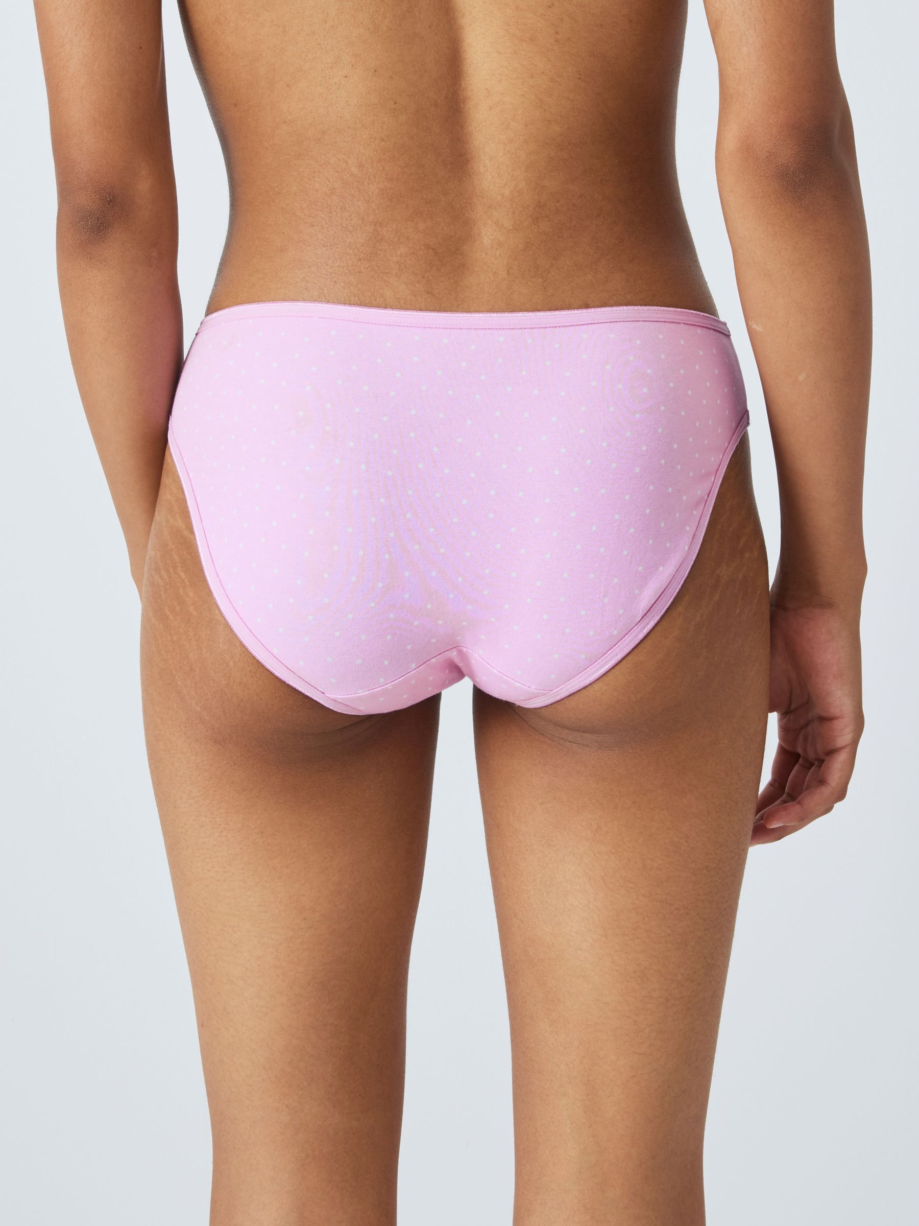 Buy John Lewis Cotton Bikini Briefs, Pack of 5, Green/Pastel Online at johnlewis.com