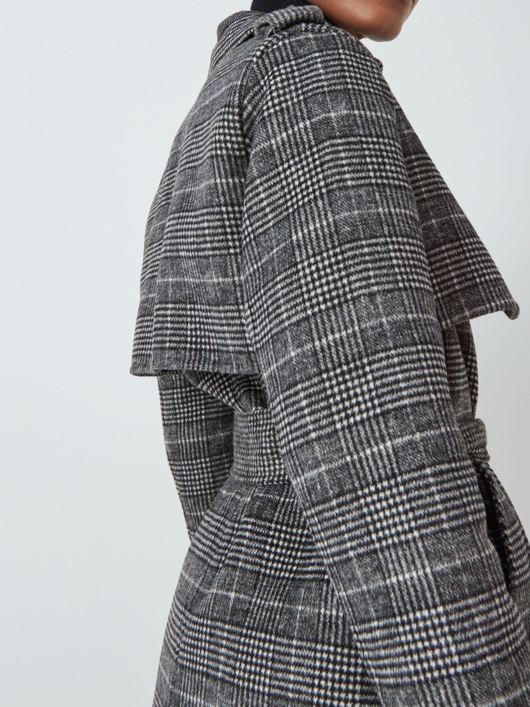 PLAID DOUBLE FACE TRENCH COAT