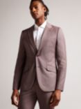 Ted Baker Byronj Slim Fit Wool Suit Jacket, Mid Pink