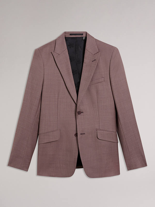 Ted Baker Byronj Slim Fit Wool Suit Jacket, Mid Pink