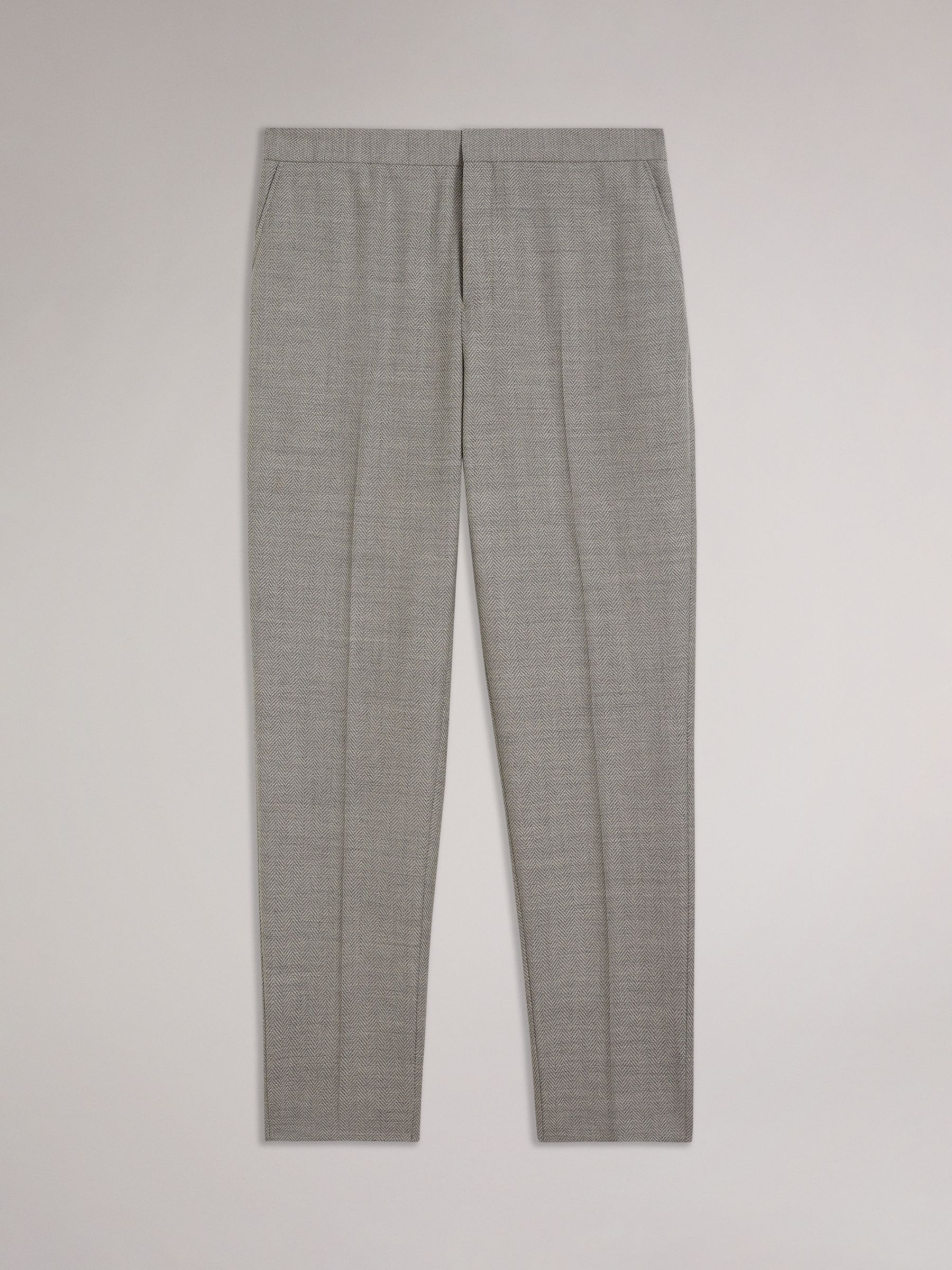 Ted Baker Lucca Slim Fit Trousers, Grey, 28R