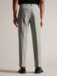 Ted Baker Slim Fit Herringbone Trousers, Grey