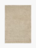 John Lewis Plain New Zealand Wool Rug, L240 x W170 cm, Putty