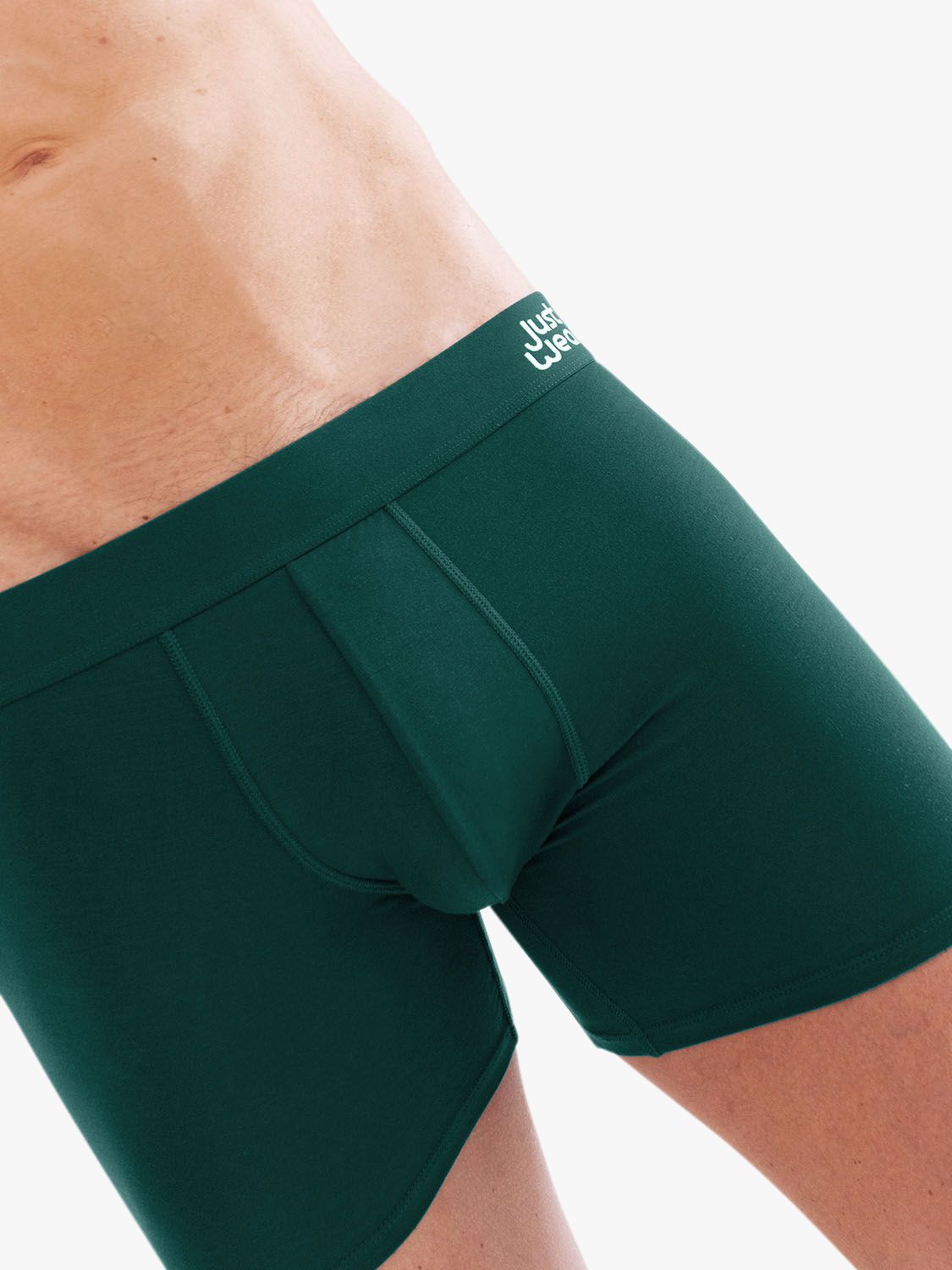 JustWears Active Boxers, Pack of 6, Black at John Lewis & Partners