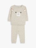 John Lewis Baby Novelty Bear Pyjama Set