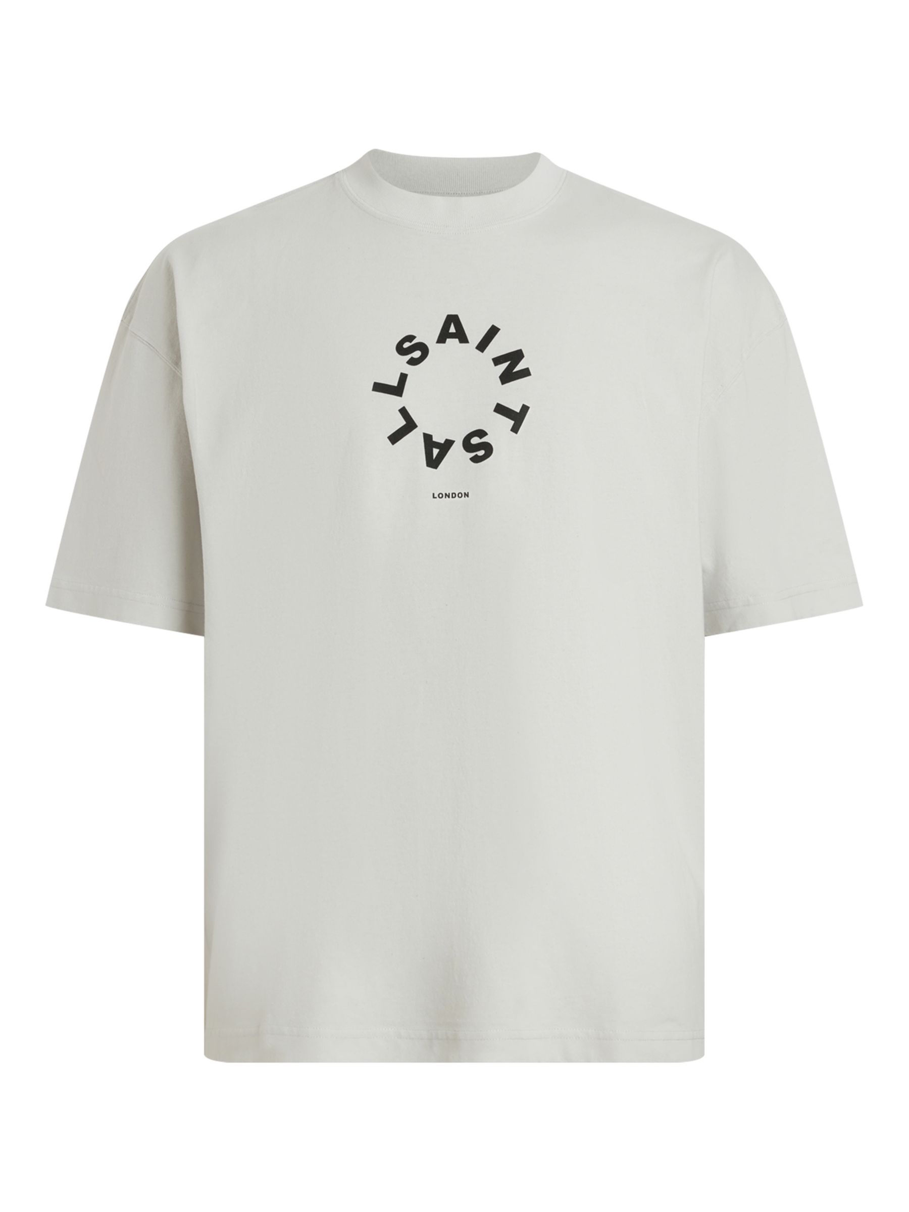 AllSaints Tierra Crew Neck T-Shirt, Cool Grey, L