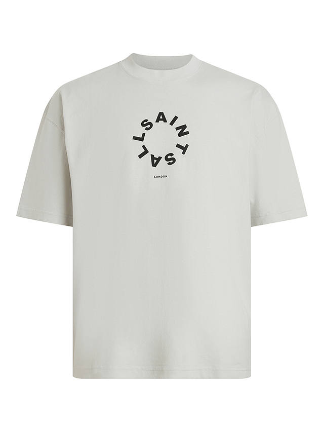 AllSaints Tierra Crew Neck T-Shirt, Cool Grey