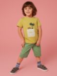 White Stuff Kids' Cole Chino Shorts, Mid Green
