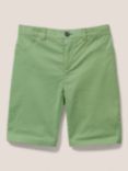 White Stuff Kids' Cole Chino Shorts, Mid Green
