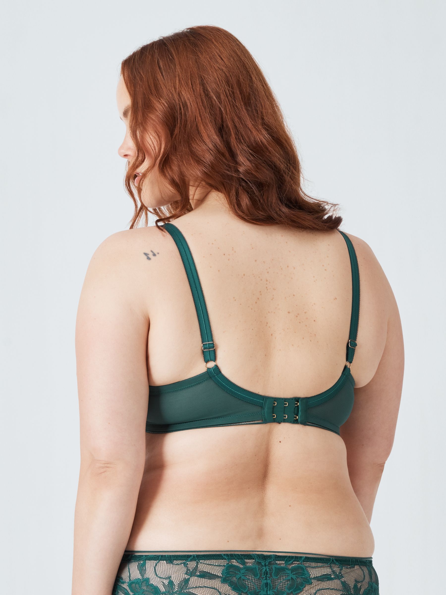 AND/OR Wren Non Padded Balcony Bra, B-DD Cup Sizes, Almond at John Lewis &  Partners