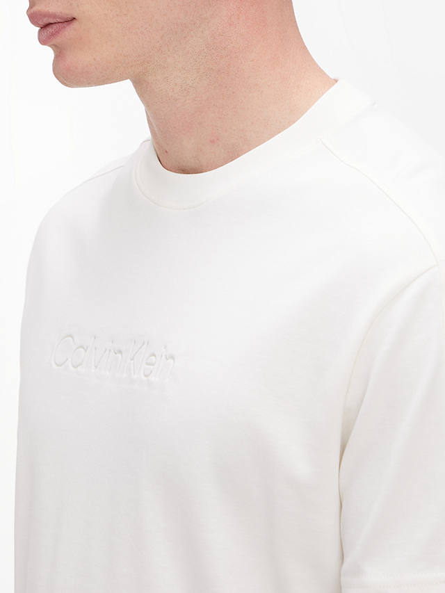 Calvin Klein Comfort Logo T-Shirt, Egret