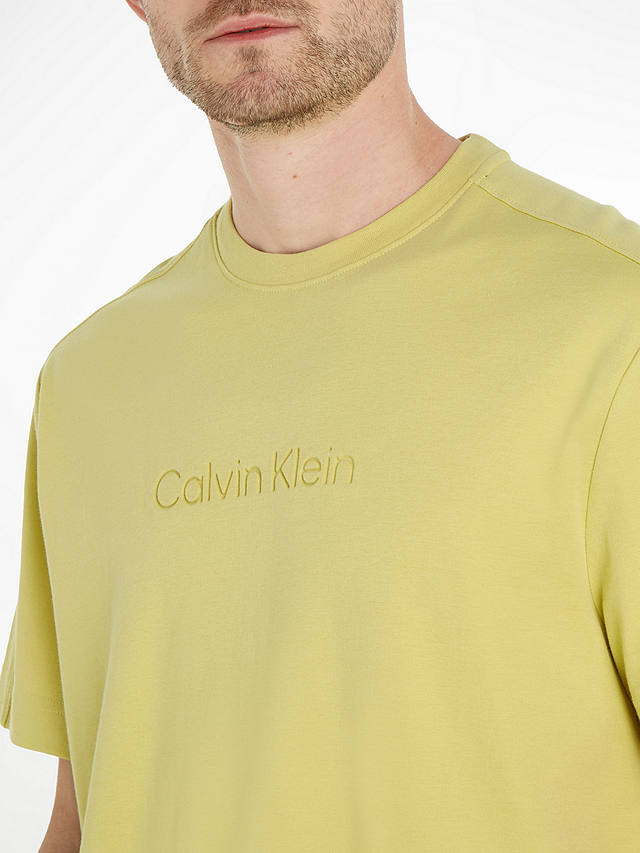 Calvin Klein Logo T-Shirt, Yellow Sand