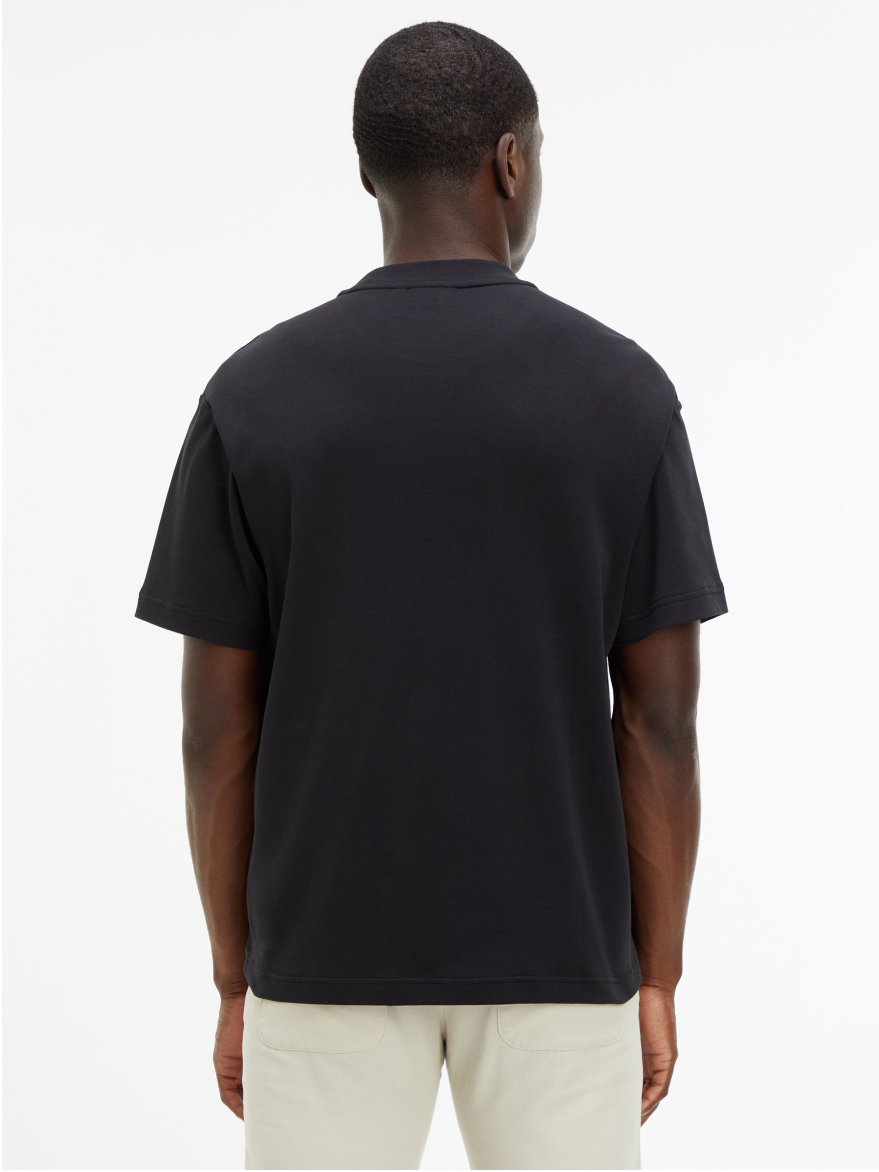 Calvin Klein Logo Tape T-Shirt, Ck Black, XS