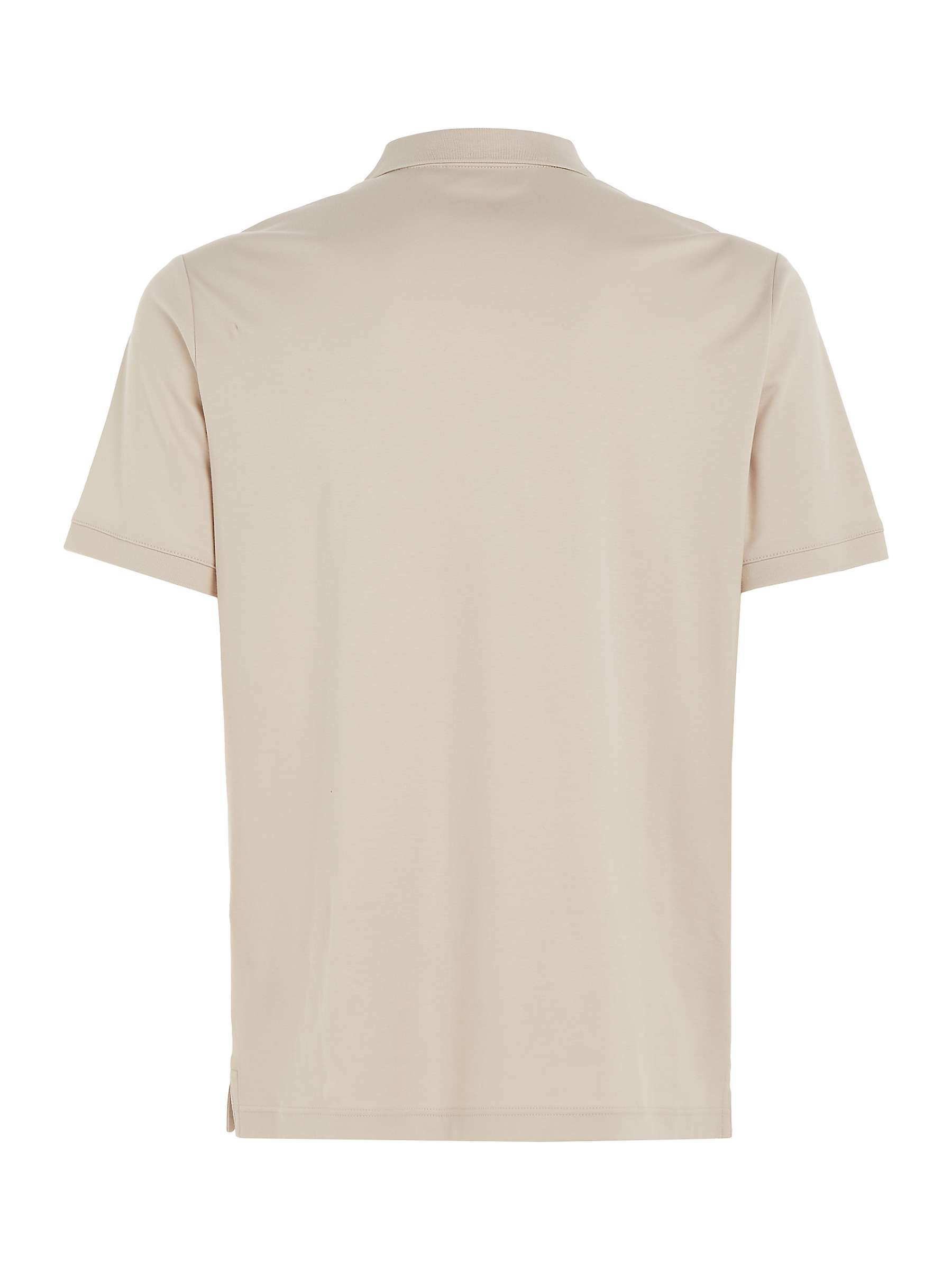 Calvin Klein Slim Fit Polo Shirt, Stony Beige at John Lewis & Partners