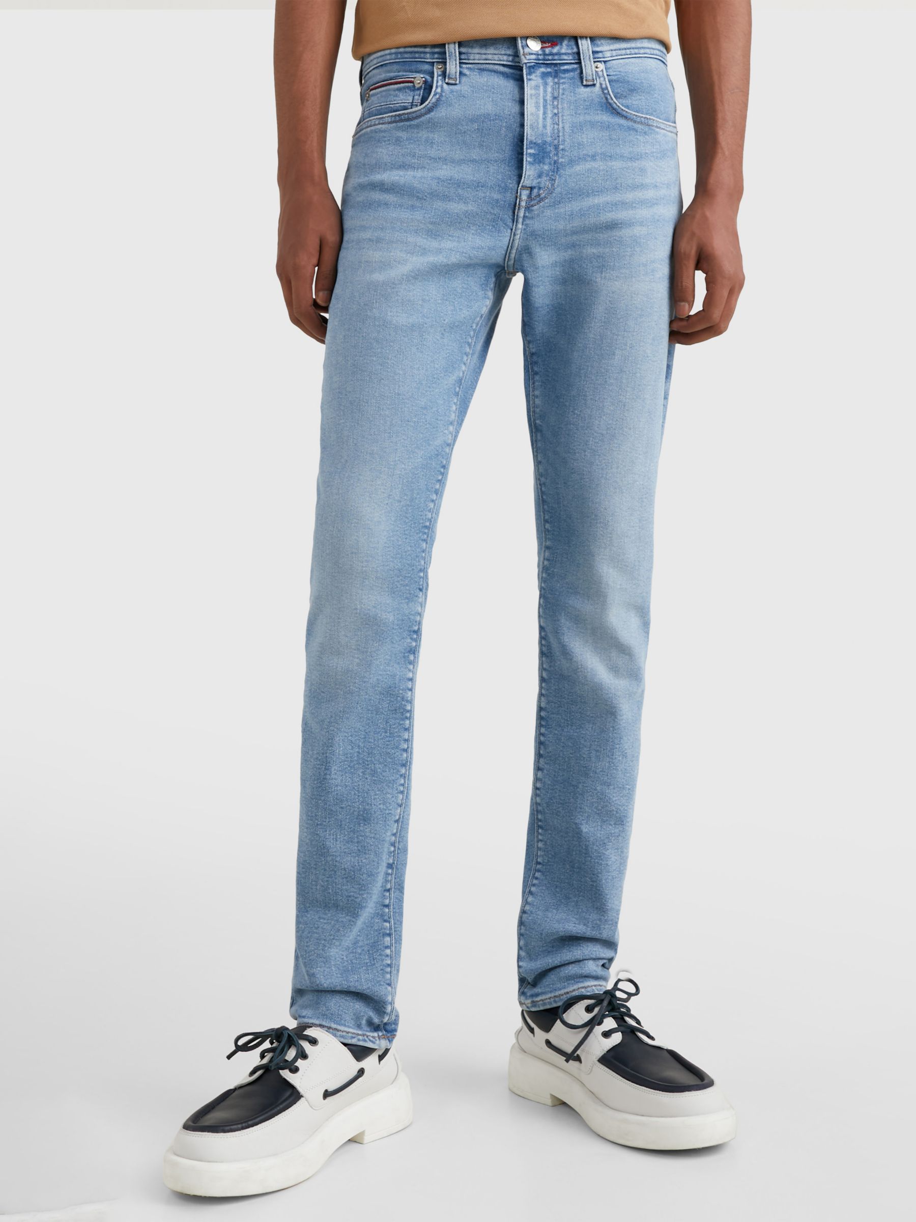 Styrke Universitet Produktiv Tommy Hilfiger Extra Slim Layton Jeans, Blue at John Lewis & Partners