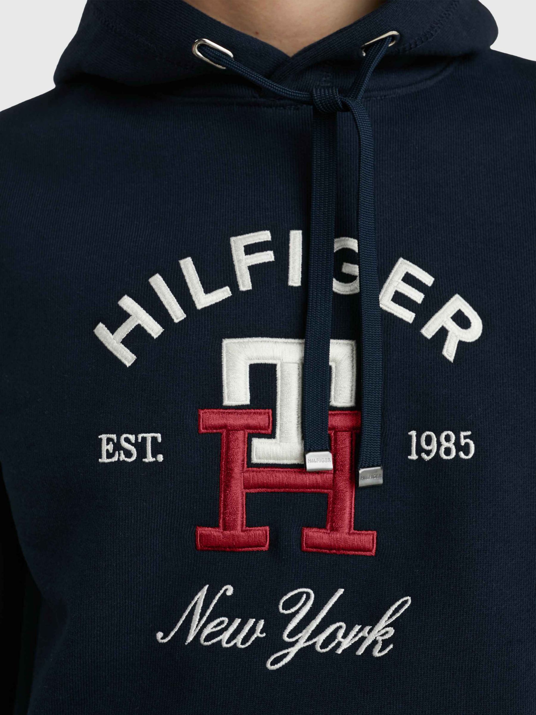 Tommy Hilfiger, Jackets & Coats, Tommy Hilfiger All Over Monogram Logo Denim  Jacket