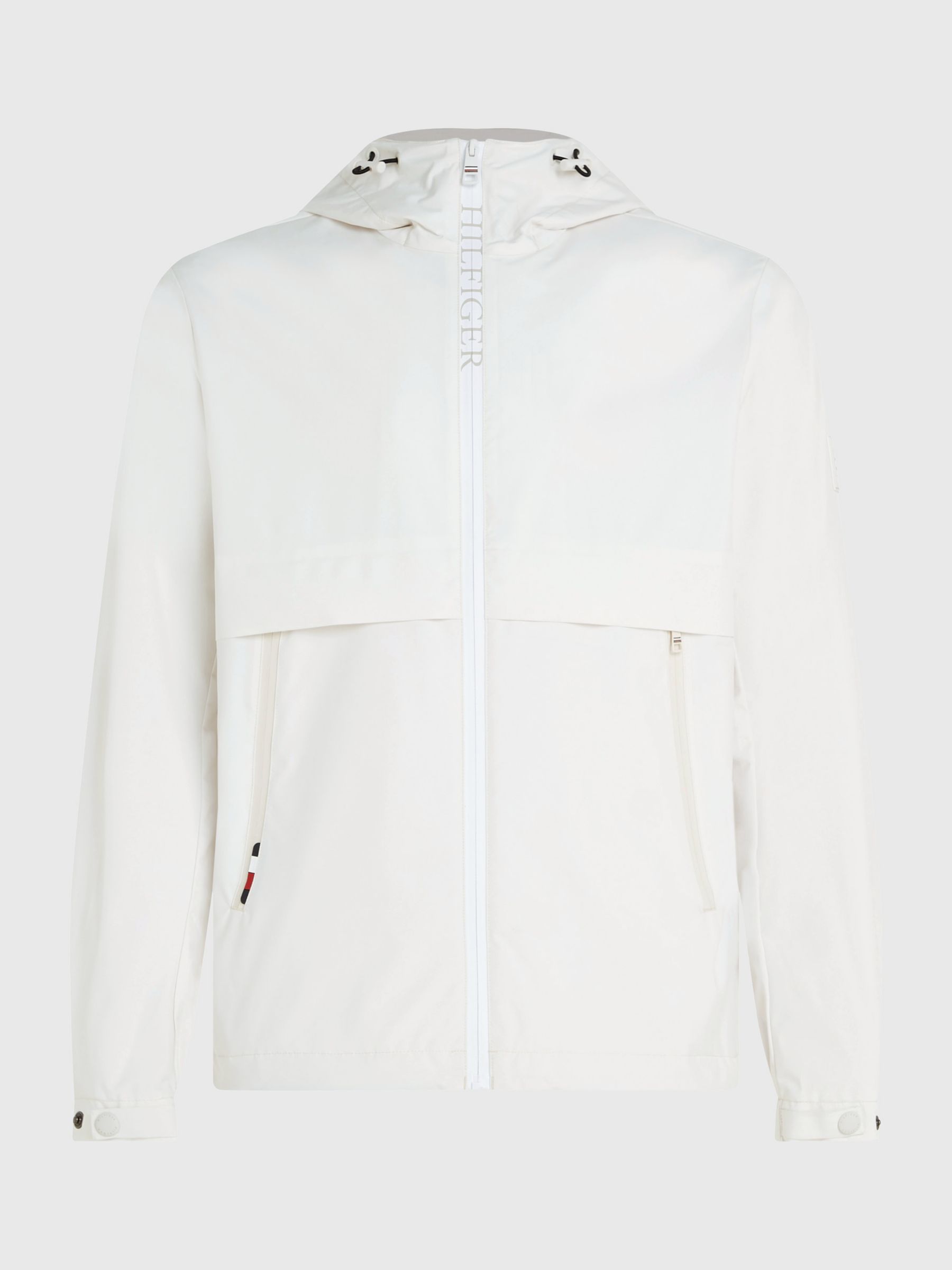 Tommy Hilfiger Protect Sail Hooded Jacket, Weathered White, S