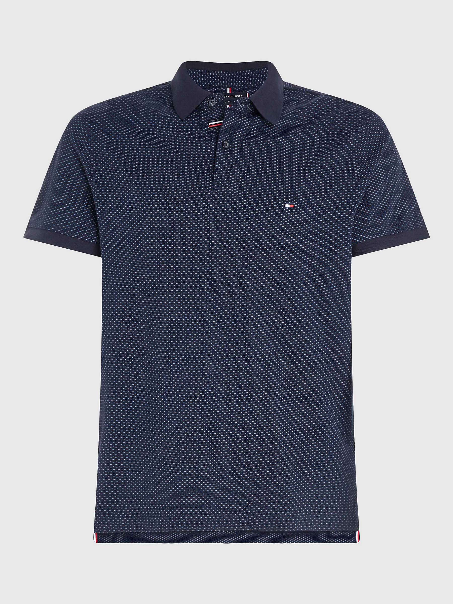 Buy Tommy Hilfiger 1985 Micro Print Slim Fit Polo Shirt Online at johnlewis.com