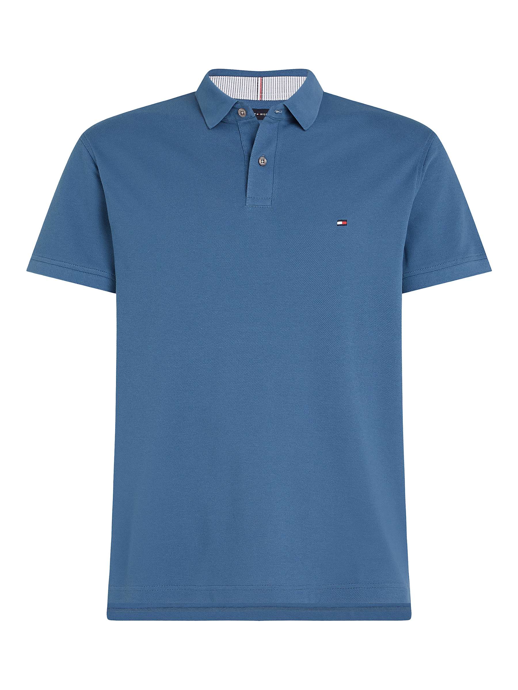 Buy Tommy Hilfiger Organic Cotton Blend Polo Shirt, Blue Coast Online at johnlewis.com