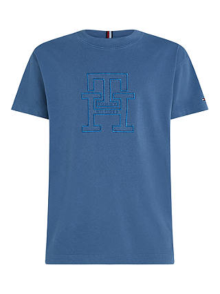 Tommy Hilfiger Garment Dyed T-Shirt, Blue Coast