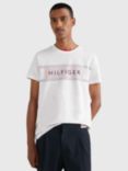 Tommy Hilfiger Love Stripe Logo T-Shirt, White