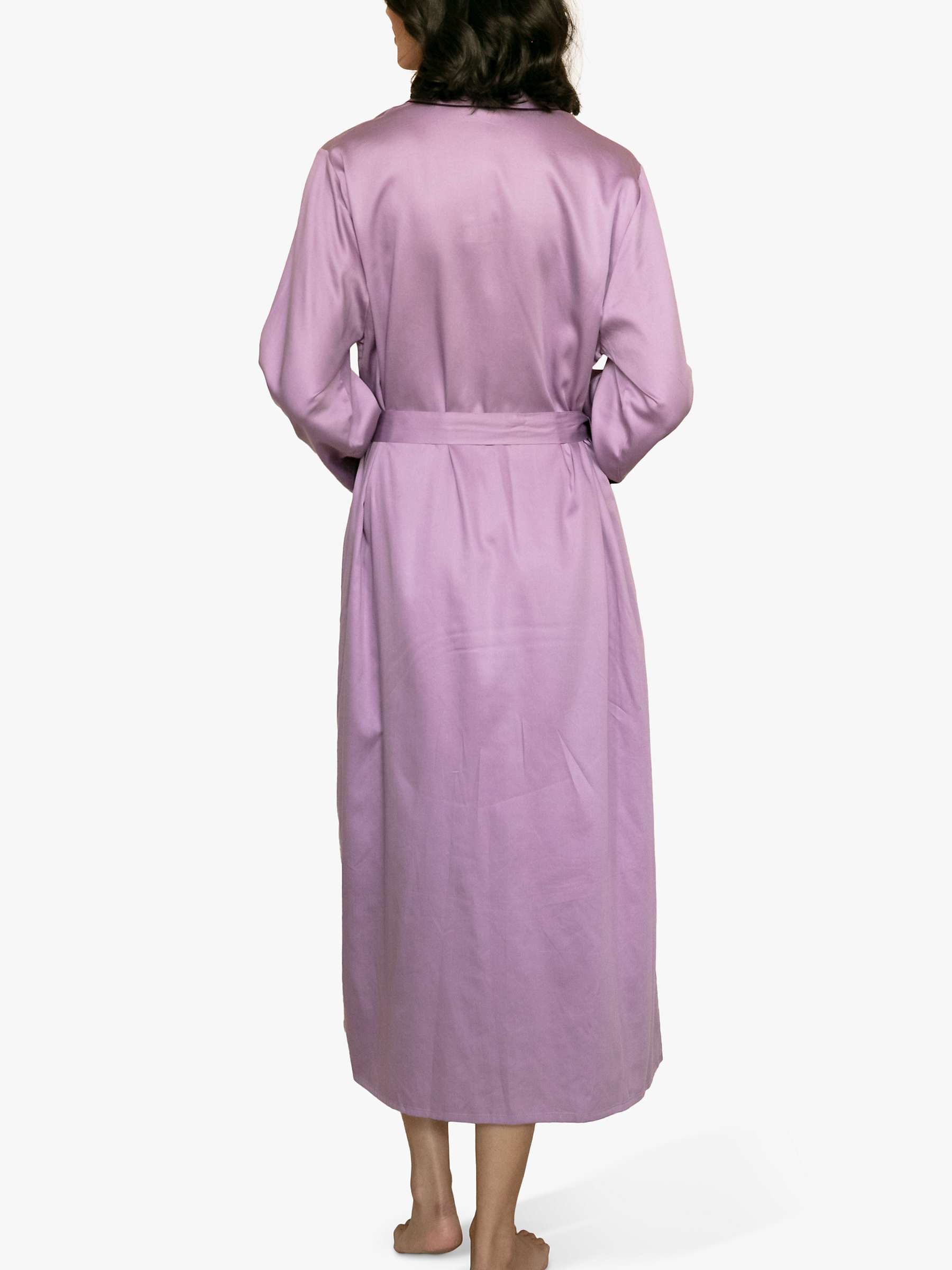 Buy Fable & Eve Wimbledon Solid Dressing Gown, Lilac Online at johnlewis.com