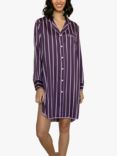 Fable & Eve Stripe Nightshirt, Purple, Purple