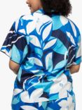 Cyberjammies Marie Floral Print Pyjama Top, Blue, Blue
