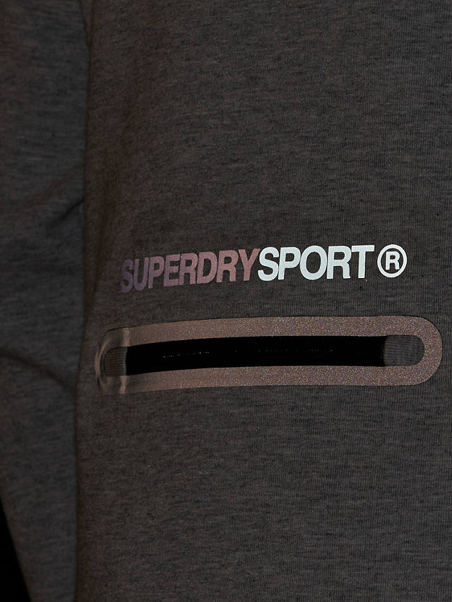 Superdry Gymtech Hoodie, Grey Marl