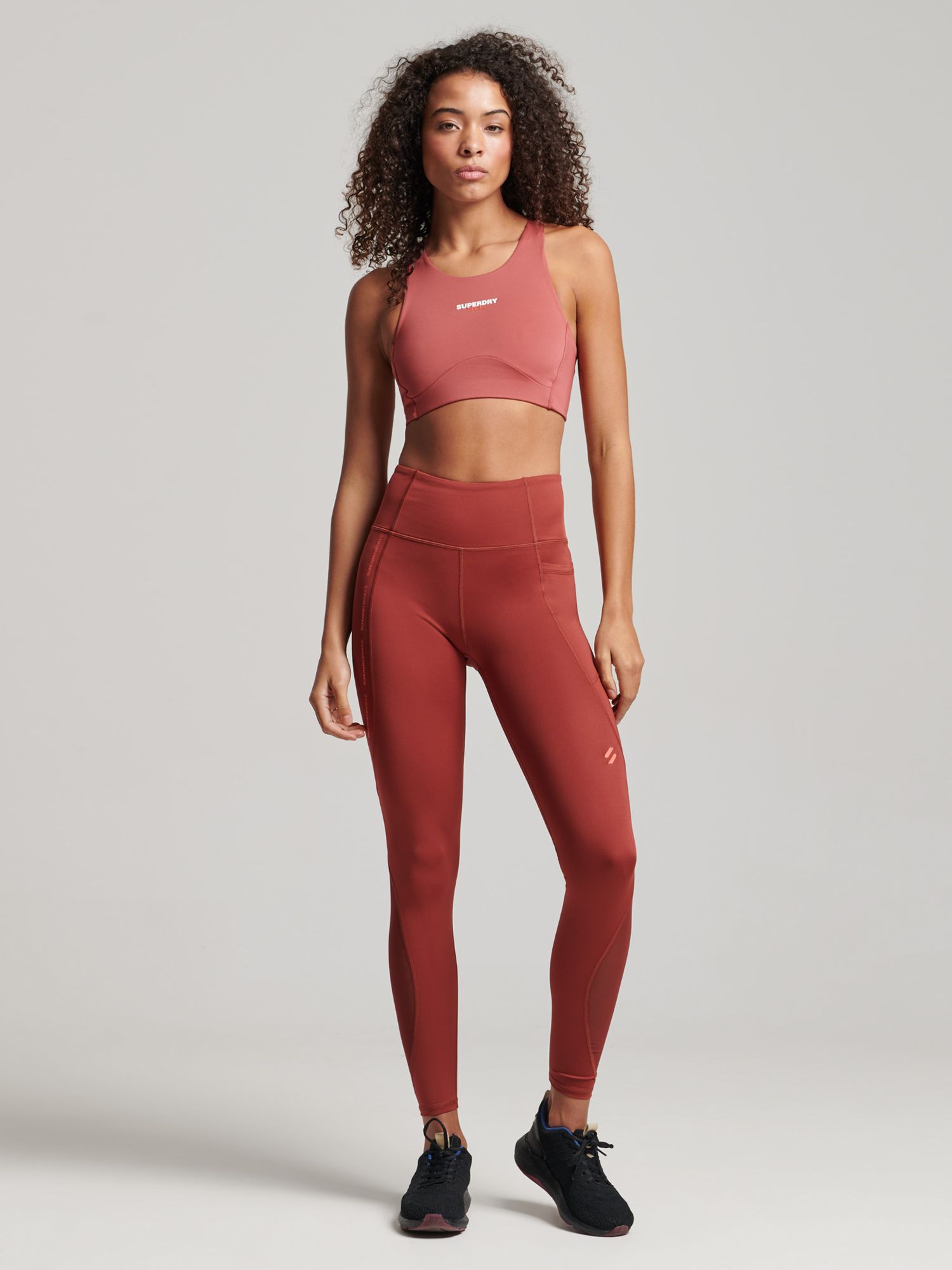 Superdry Womens Core Sport Leggings, Fitted: A Body Sculpting Fit Eclipse  Navy/Coral Size 2 at  Women's Clothing store