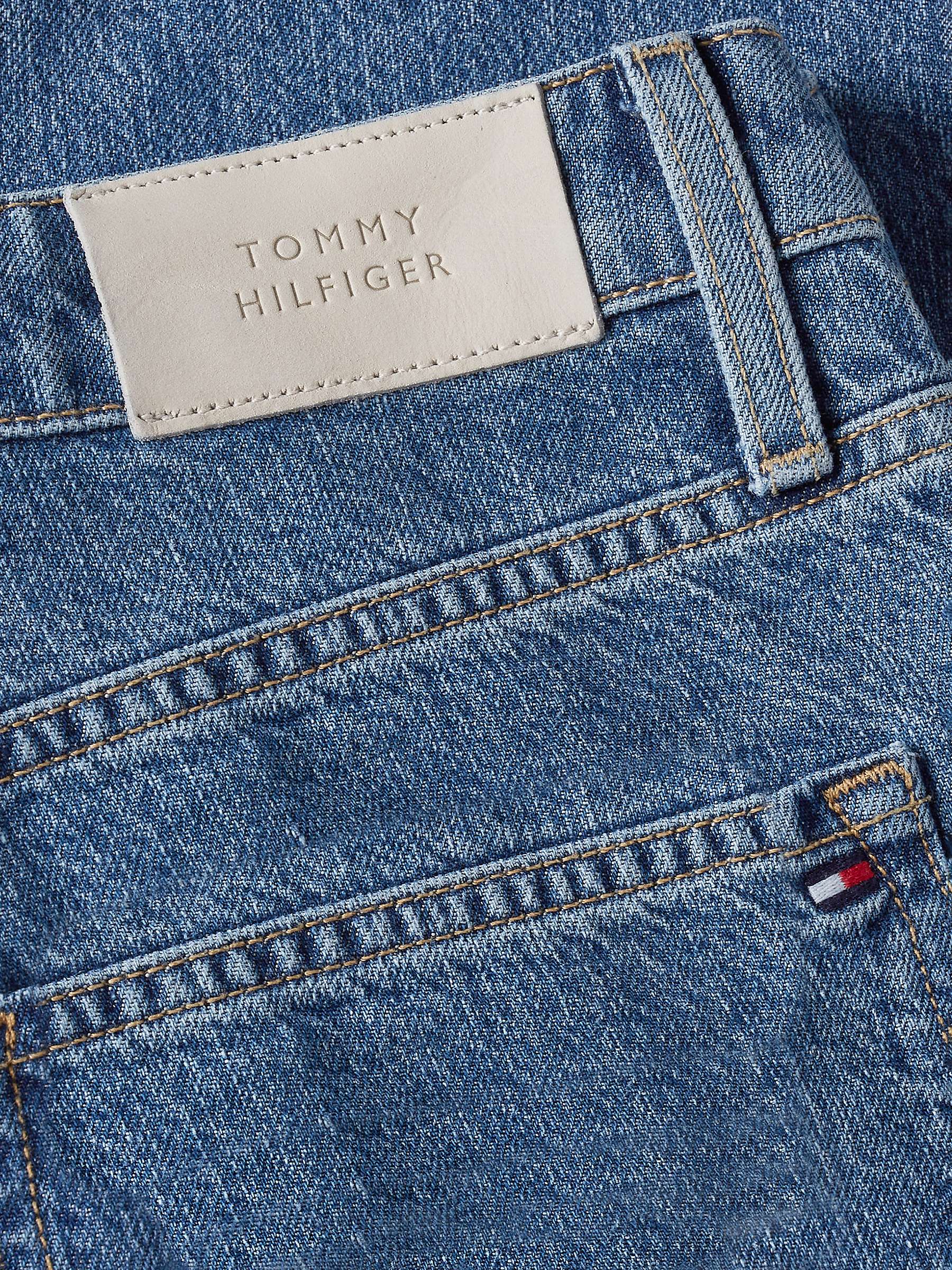 Buy Tommy Hilfiger Tapered High Waist Jeans, Blue Online at johnlewis.com