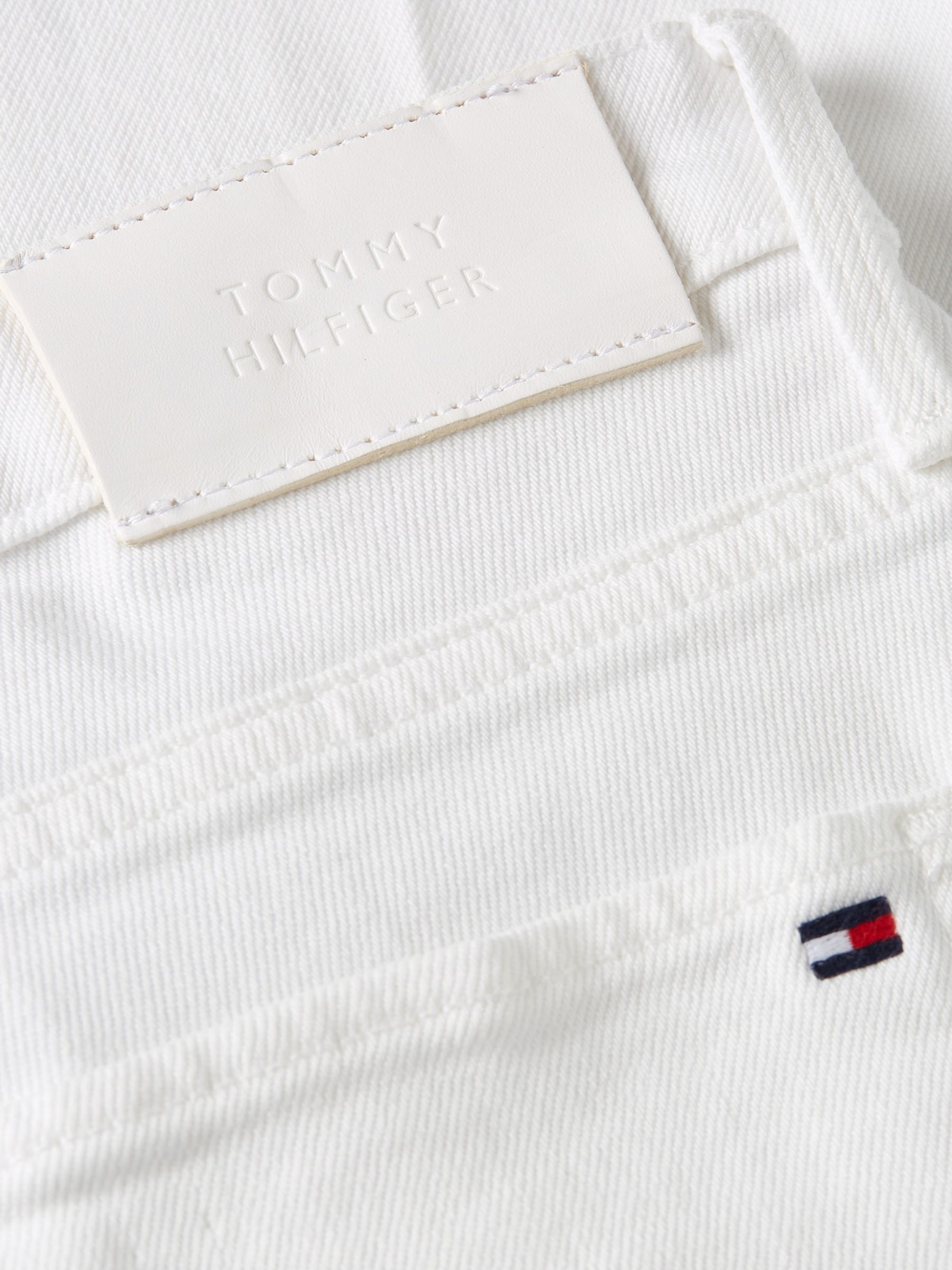 Tommy Hilfiger Bootcut Jeans, White at John Lewis & Partners