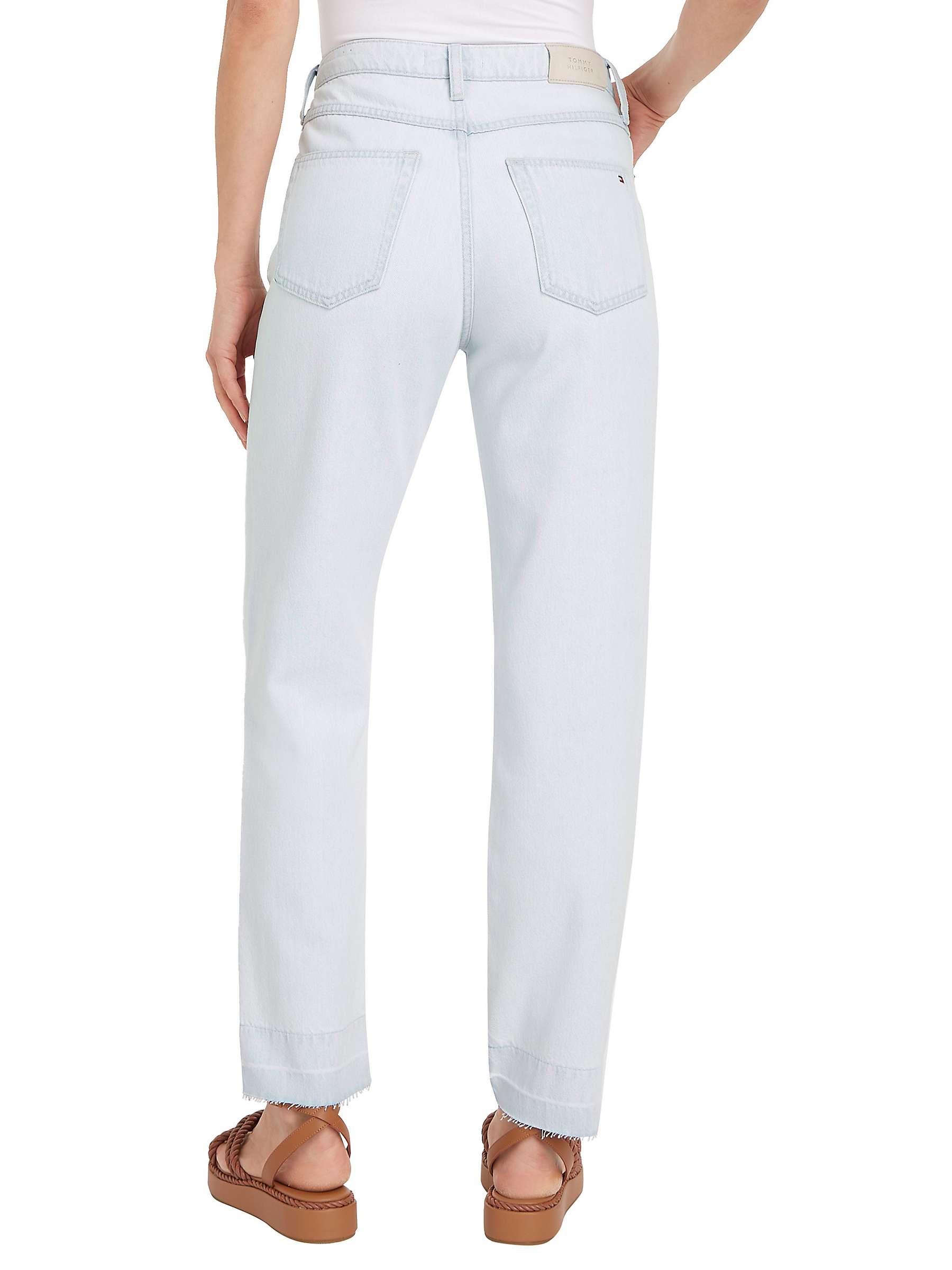 Buy Tommy Hilfiger Women's Kira Straight Jeans, Light Blue Online at johnlewis.com